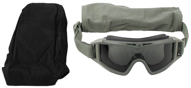 US Revision Desert Locust ballistic safety glasses with 3 lenses and protective case