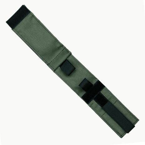 Fostex Horlogeband / Polsband velcro, zwart