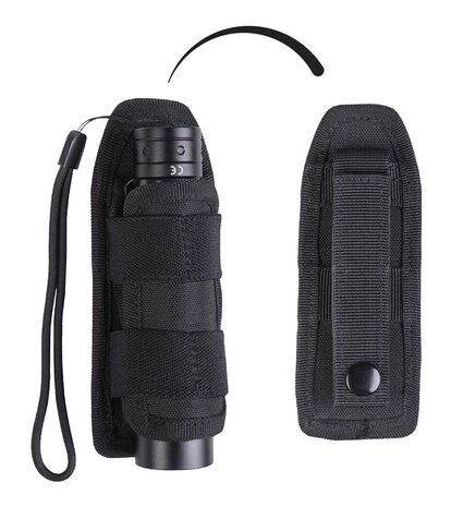 Mil-Tec flashlight holster Molle, black