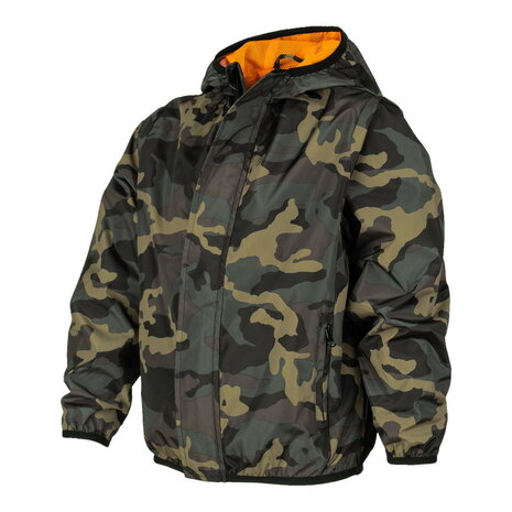 101 Inc kids windbreaker jacket, woodland camo