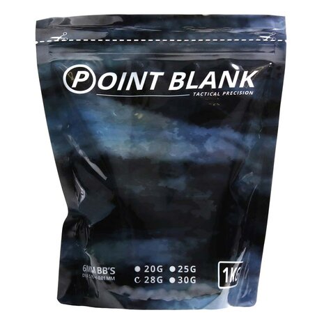 Point Blank tactical precision BIO BBs 0.28g 6mm bag, 1 kg