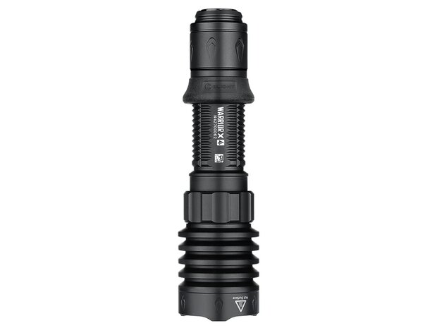 Olight Warrior X 4 tactical LED flashlight IPX8, Rechargeable 5000mAh