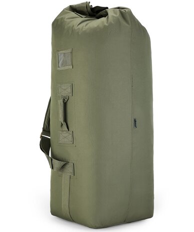 Sac polochon / kit sac à dos Kombat tactical 120L, vert olive