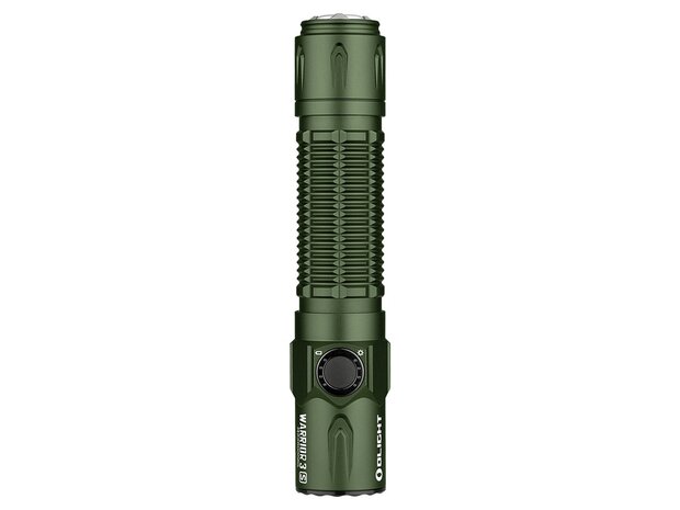 Olight Warrior 3S OD Green tactical LED flashlight IPX8, Rechargeable 5000mAh