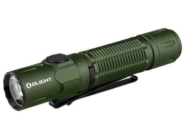 Olight Warrior 3S OD Green taktische LED-Taschenlampe IPX8, wiederaufladbar 5000 mAh