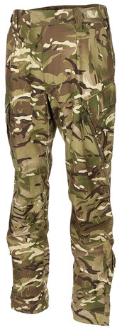 Pantalon de combat BDU de l'armée britannique "Aircrew", retardateur de flamme, camouflage MTP