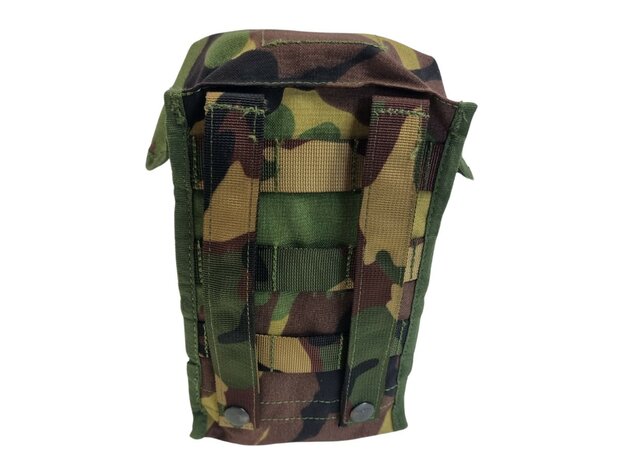 KL landmacht Avon veldfles 1QT met RVS beker en Molle tas, DPM camo