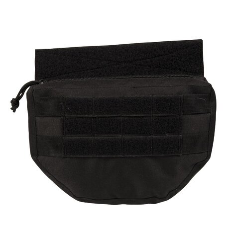 Mil-Tec Drop down pouch for plate carrier vests, black