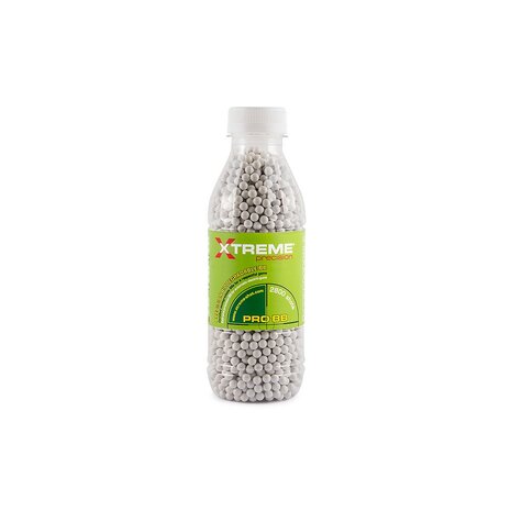 Extreme Precision airsoft Bio BBs 0.20g 6mm wit, fles 2800 BB's