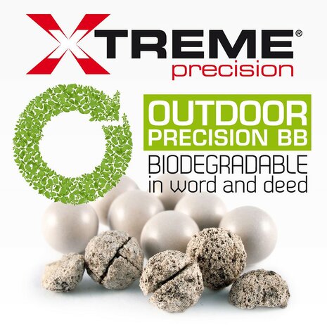 Extreme Precision Airsoft Bio BBs 0,20g 6mm weiß, Flasche 2800 BBs