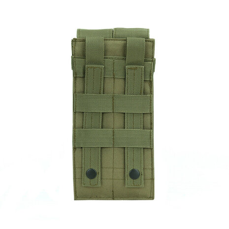 101 Inc double pistol magazine pouch Molle, OD green