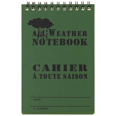 Fosco all weather notepad large 15 x 10 cm