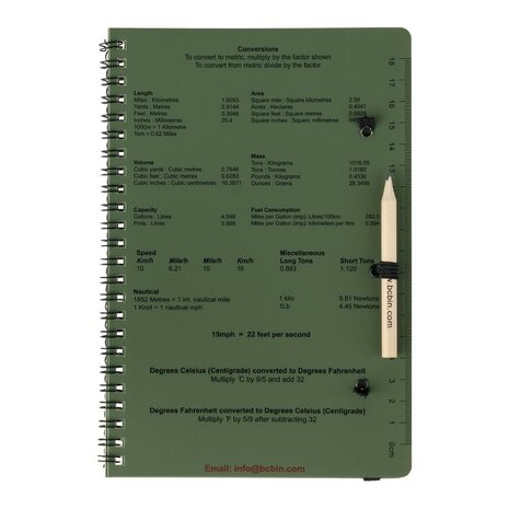 BCB Waterproof notepad CD457