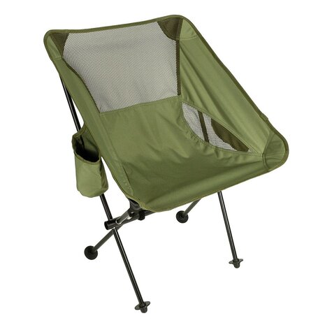 Fox outdoor Klapstoel, "Ultralight", olijfgroen, rug- en armleuning