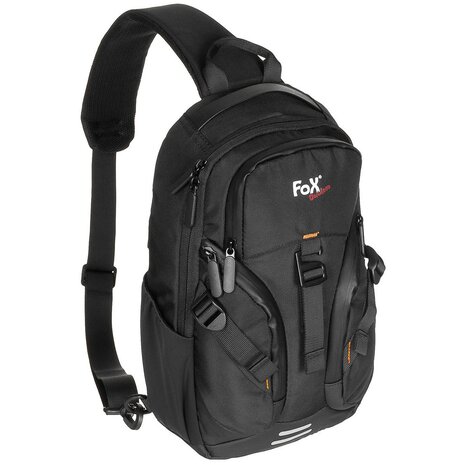 Fox Outdoor One Strap Rucksack / Slingbag 7l, schwarz