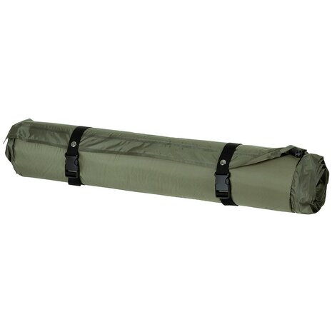 Fox outdoor self inflatable sleeping mat with storage bag, OD green