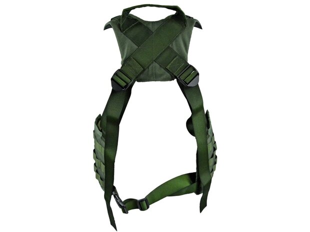 Dutch army Molle Chest rig Recon, OD green