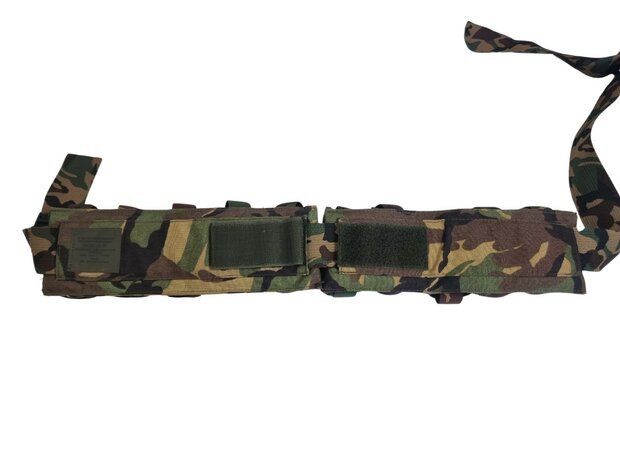 KL landmacht Bandelier riem voor 10x 40mm granaat, opdeelbaar naar 2x5, DPM camo