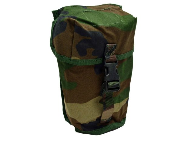 Dutch army modular utility pouch for canteens Molle, Forest camo