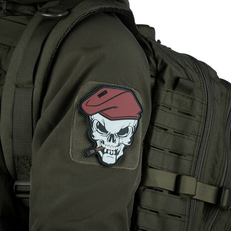 101 INC 3D PVC patch " Skull sigar "