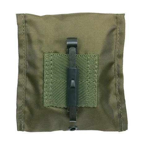 Fosco kompas tas nylon, alice clip, legergroen