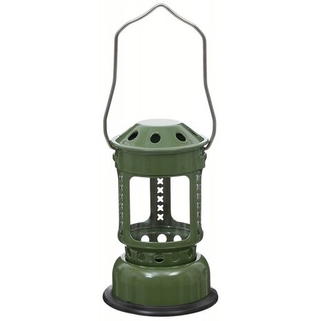 Fox outdoor Candle lantern mini, olive green