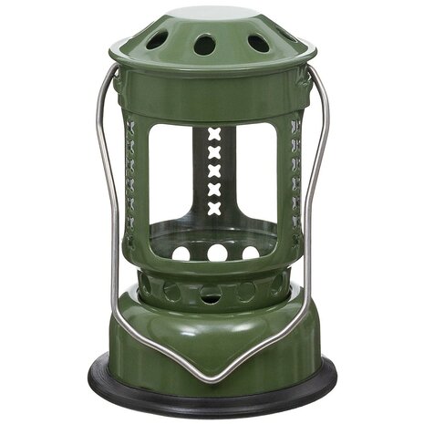 Fox outdoor Candle lantern mini, olive green