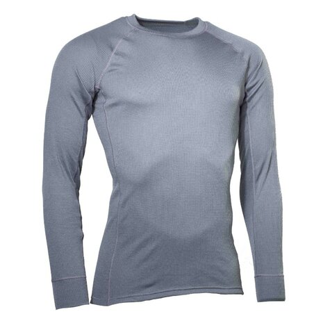 Thermowave thermische longsleeve onderhemd, Silverplus Antimicrobieel, Grijs