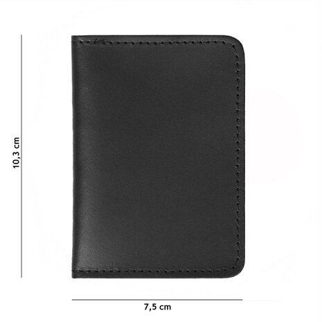 Fosco Leather identification case with V Security logo (new model)