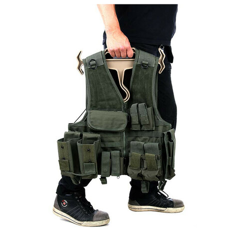 Cintre FMA Heavy Tac pour porte-plaques et gilets de combat, coyote tan