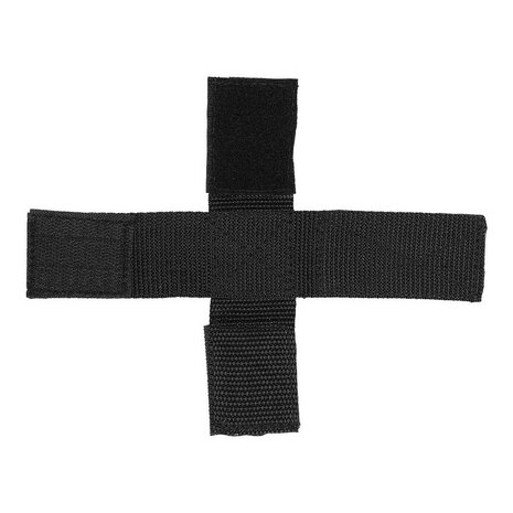 Fosco Taschenlampenhalter mit Klettverschluss, schwarz