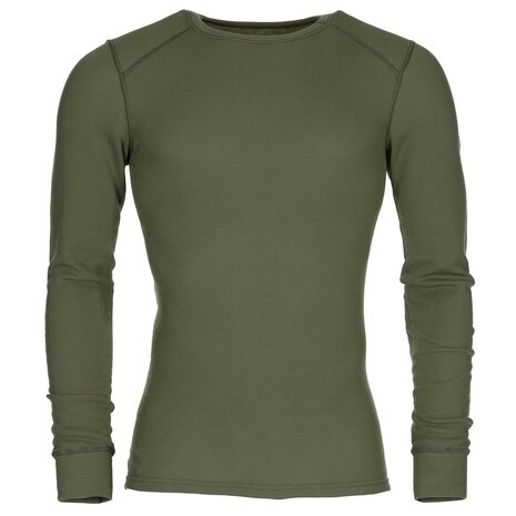 Odlo Thermo-Langarm-Unterhemd, unisex, Midlayer, oliv grün