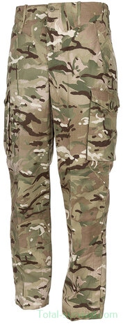 Pantalon de combat BDU de l'armée britannique "Windproof", MTP Multicam