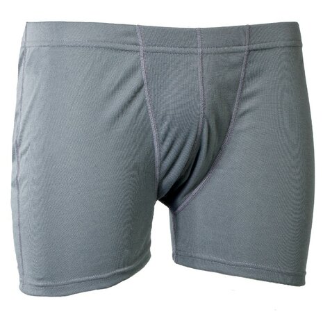 Niederlandische Armee Herren Boxershorts, Silverplus Antimicrobial, Polyester, grau