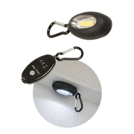 Mil-Tec mini led lamp met  karabijnhaak