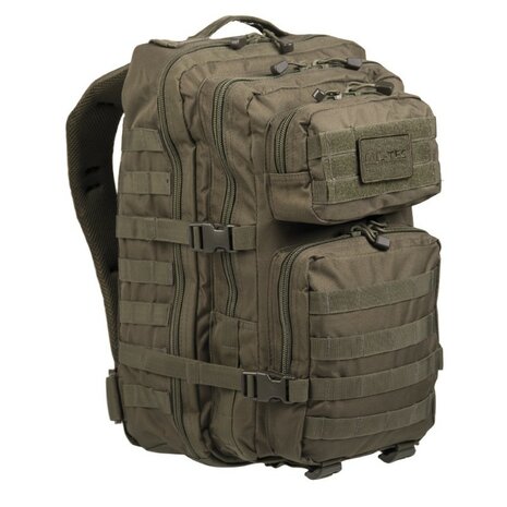 Mil-tec US Sac à dos 35l, Assault Pack Large, vert olive