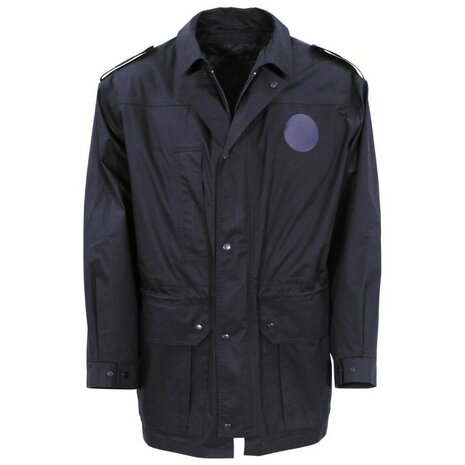 KL luchtmacht VT parka regenjas met uitneembare binnenvoering, Navy blue