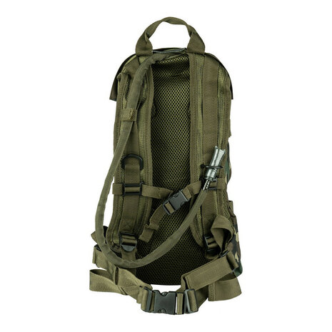 Fosco système d'hydratation sac à dos 2,5L avec vessie TPU, Woodland camo