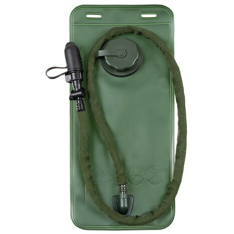 Fosco système d'hydratation sac à dos 2,5L avec vessie TPU, Woodland camo