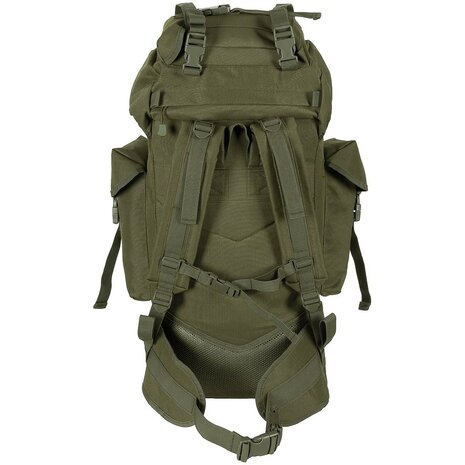 MFH Bundeswehr Molle Combat-rugzak, 65l, aluminium frame, legergroen