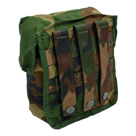 Korps mariniers utility pouch, "MOLLE", middel, Forest camo