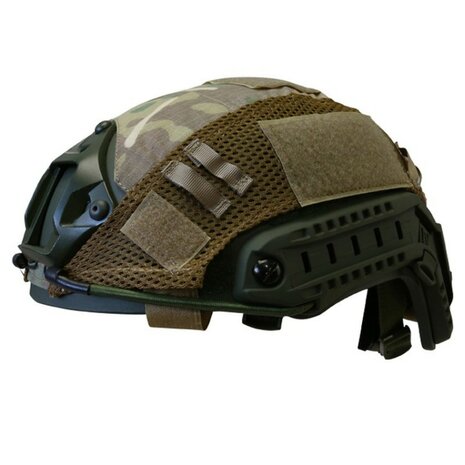 Kombat tactical fast helmet cover, BTP multicam