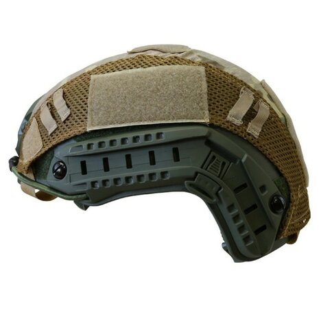 Kombat tactical fast helmet cover, BTP multicam