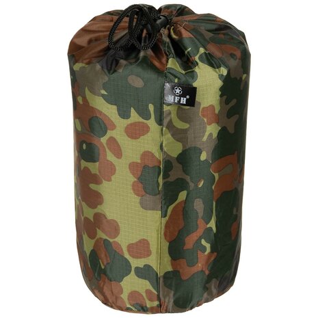 MFH Hexagon Tarp / Afdekzeil, 210T polyester, flecktarn, 340 x 310 CM