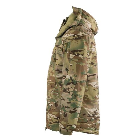 AB Soft Shell thermische jas ECW Level 7, winddicht en waterwerend, Multicam