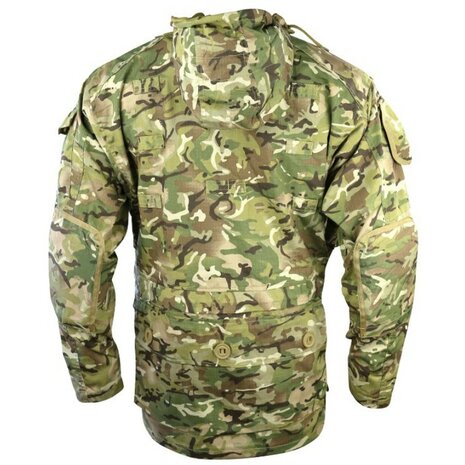 Kombat tactical SAS Kommandojacke, Smock, mit Kapuze, winddicht, MTP Multicam