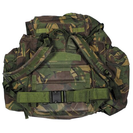 Sac à dos britannique 80L "PLCE SHORT" avec poches latérales, DPM camo