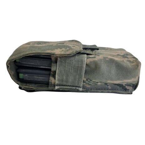 T3 M-4 double magazine pouch Flex, MOLLE II, US Airforce ABU camo