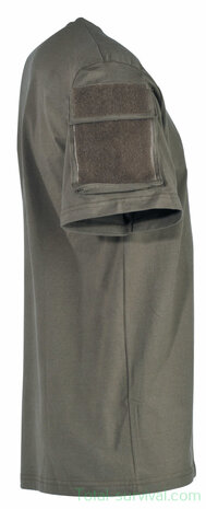 US short sleeve shirt met mouwzakken, OD groen
