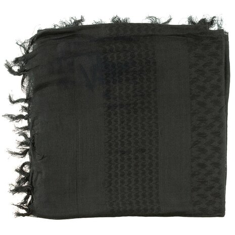 MFH PLO sjaal "Shemagh" , Supersoft, zwart